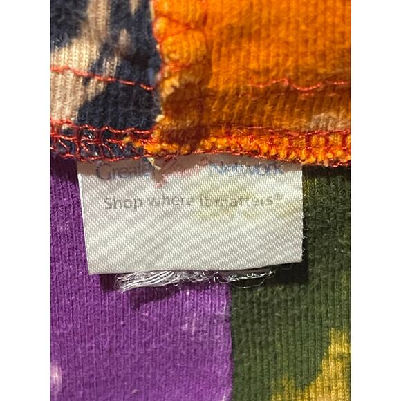 Women's Patchwork Colors BOHO Zip Hoodie 3/4 Length Plus Size - Picture 6 of 7